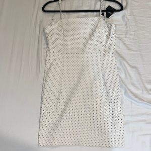 Polka dot bodycon dress